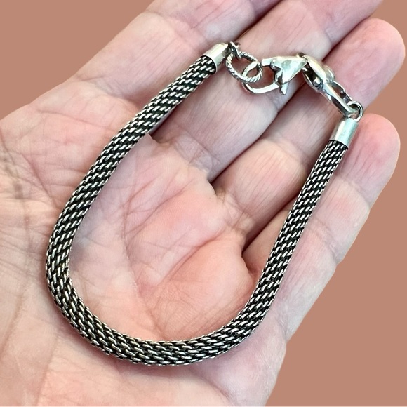 Brighton Beverly Glam Charm Bracelet, Silver Plated Mesh for Charms and Beads - Picture 6 of 11